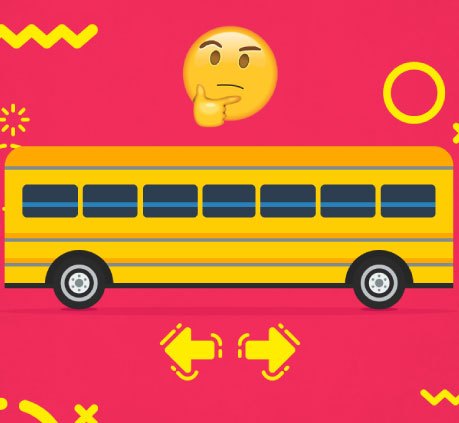 POZUELO imagen autobus y emoji